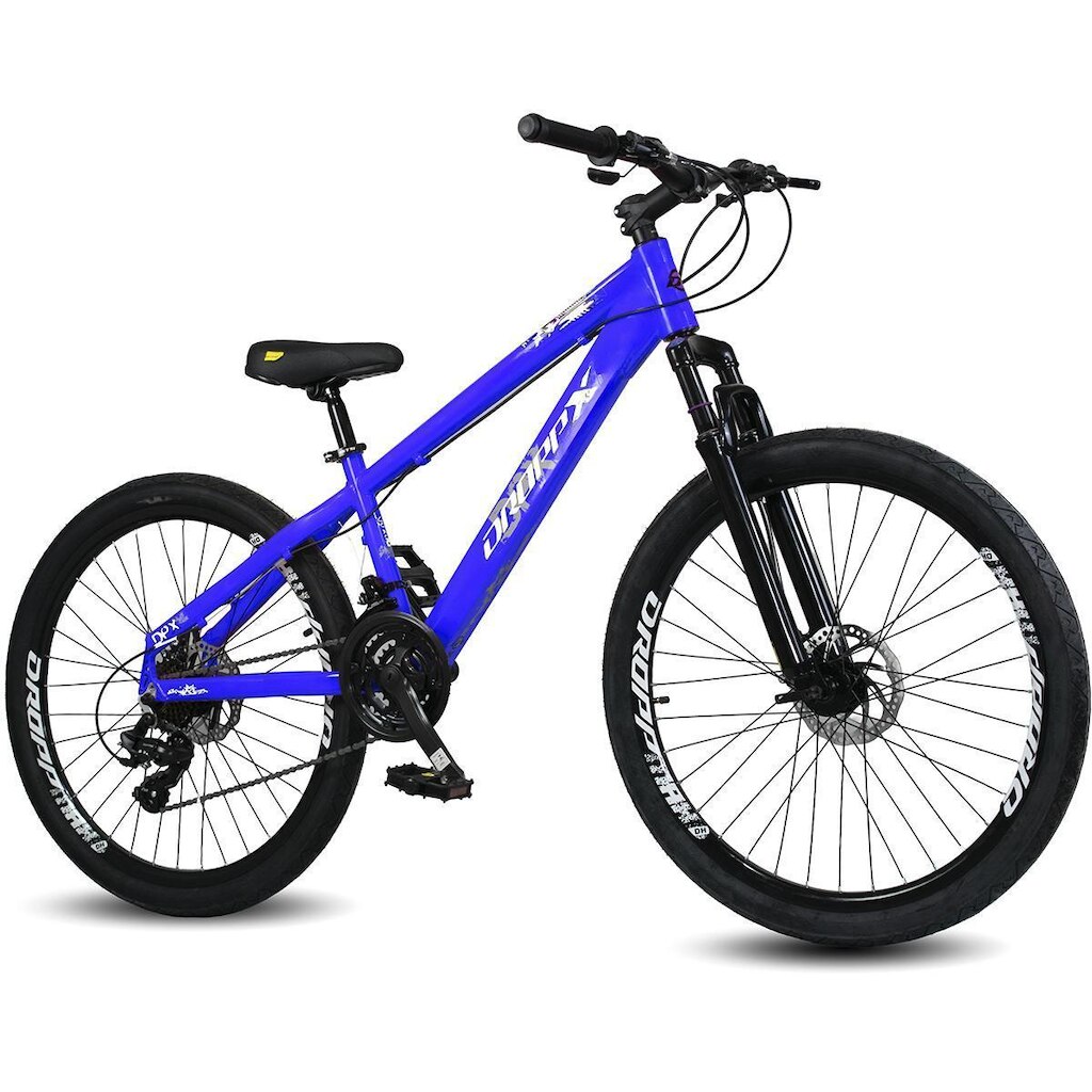 Bicicleta Aro 26 Dropp x PRO Freeride 21 Vel Freio A Disco Vikingx Grau Wheeling Vmaxx
