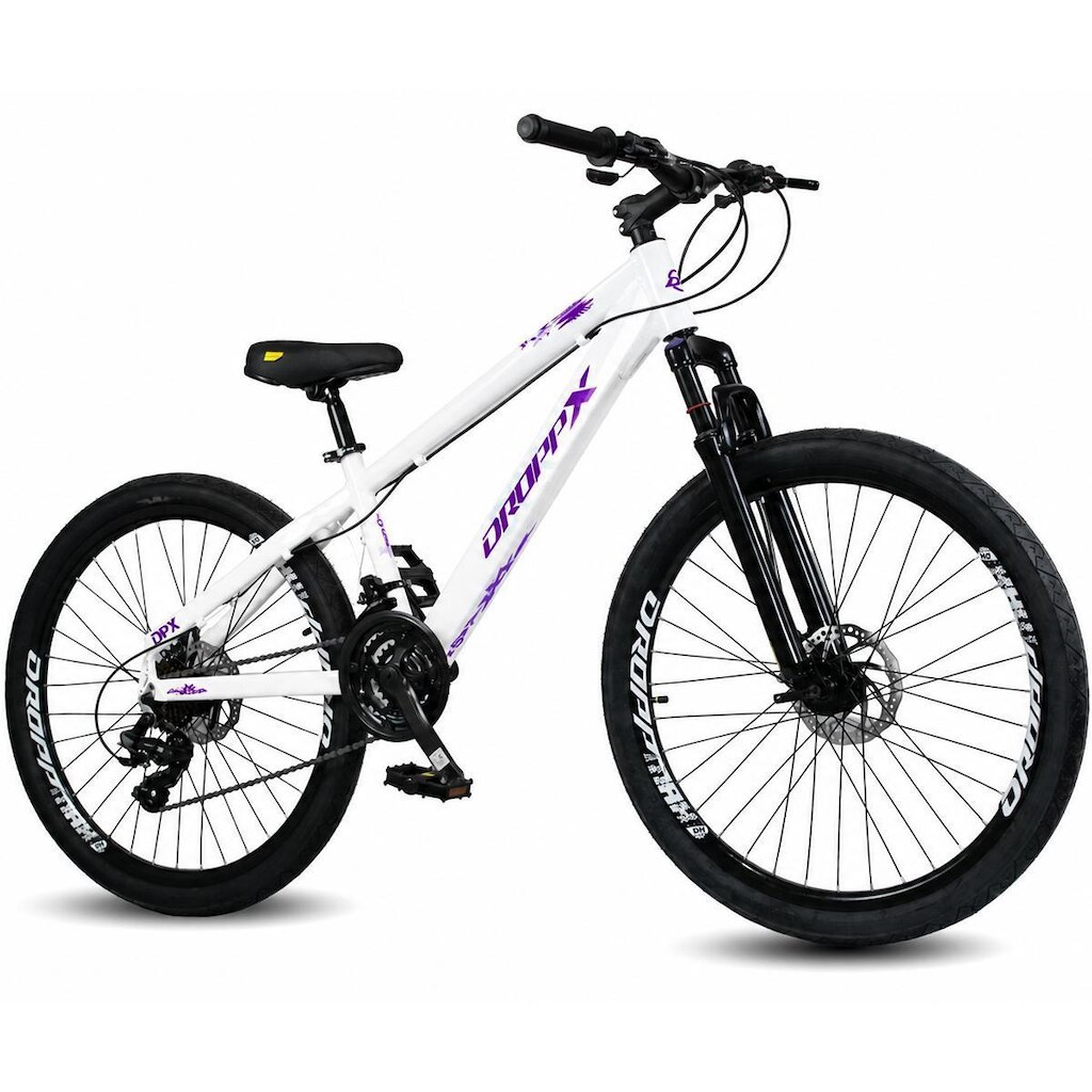 Bicicleta Aro 26 Dropp x PRO Freeride 21 Vel Freio A Disco Vikingx Grau Wheeling Vmaxx