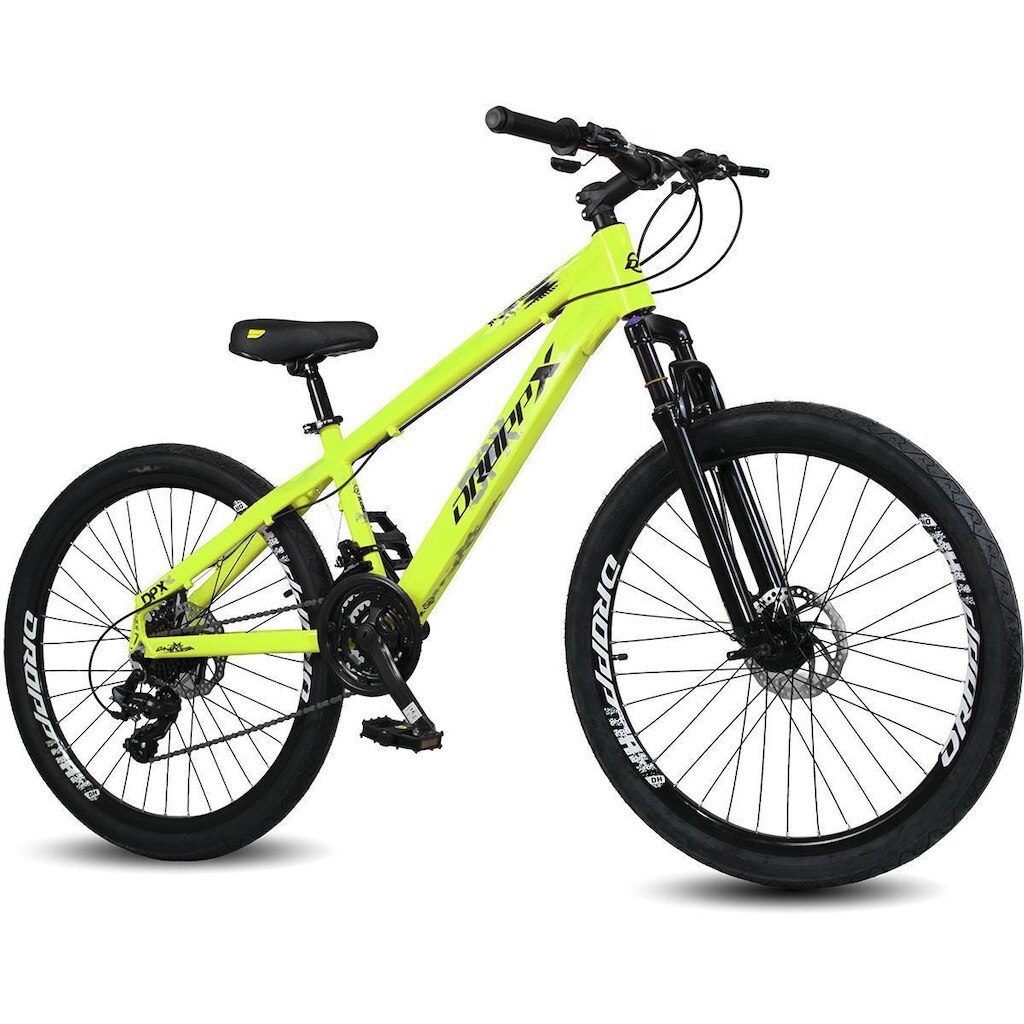 Bicicleta Aro 26 Dropp x PRO Freeride 21 Vel Freio A Disco Vikingx Grau Wheeling Vmaxx