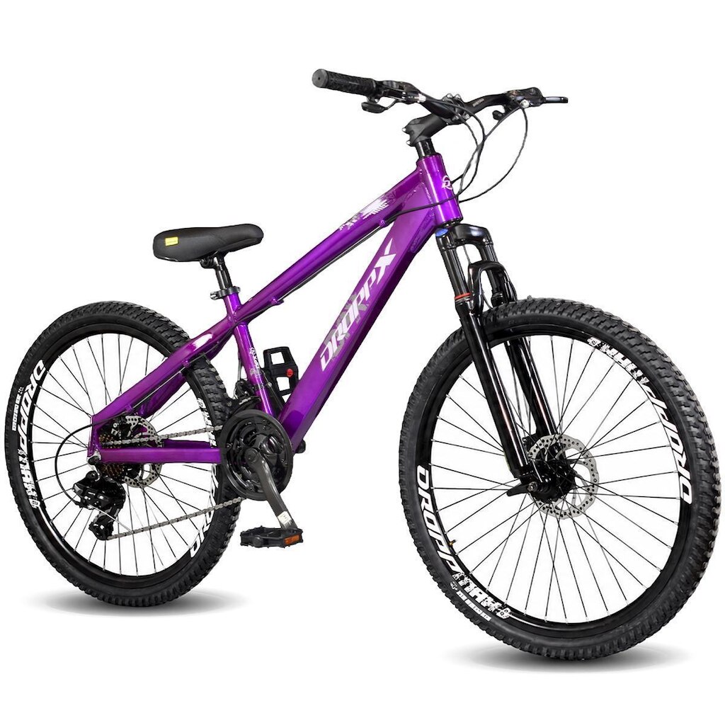 Bicicleta Aro 26 Dropp x PRO Freeride 21 Vel Freio A Disco Vikingx Grau Wheeling Vmaxx