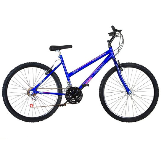 Bicicleta Aro 26 Feminina 18 Marchas Ultra Bikes - Azul Menor preço em Bicicleta Aro 26 Feminina 18 Marchas Ultra Bikes - Azul