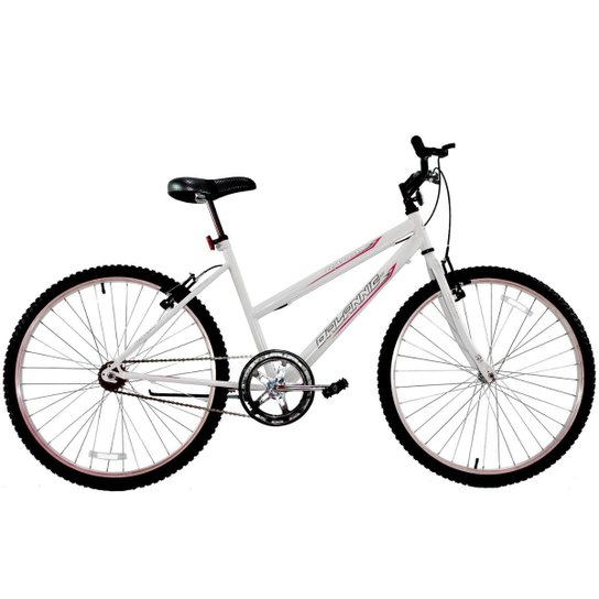 Bicicleta Aro 26 Feminina Dalannio Bike Dalia Sem Marcha - Branco Menor preço em Bicicleta Aro 26 Feminina Dalannio Bike Dalia Sem Marcha - Branco