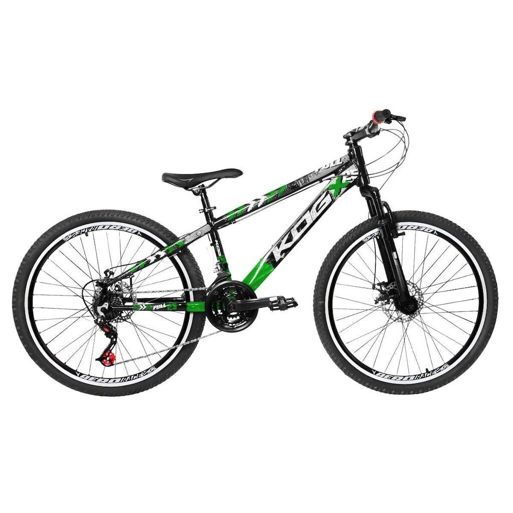 Bicicleta Aro 26 Flay KOG Freeride Full X25 Viking 18v Freio a Disco
