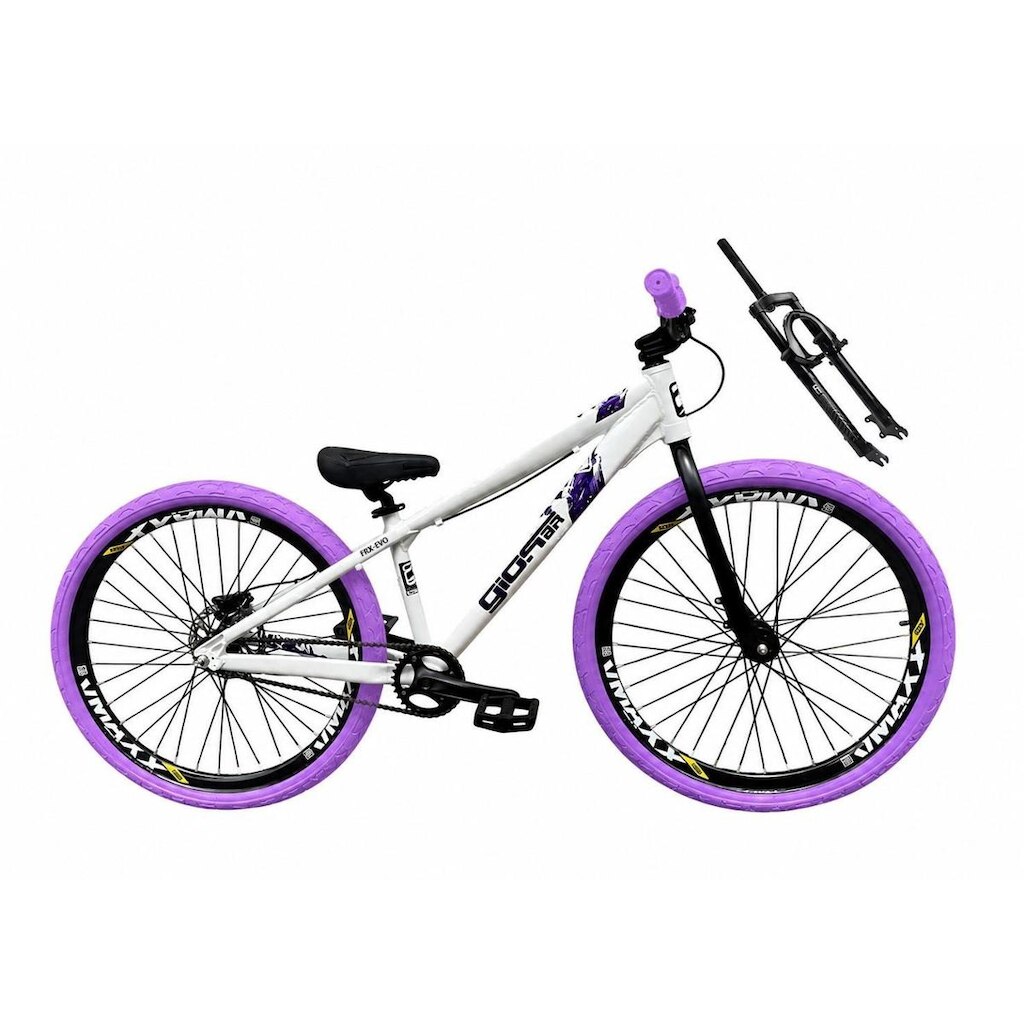 Bicicleta Aro 26 GIOS Frx-Evo Freeride Aro Vmaxx Freio a Disco 21v DH Garfo Suspensão Pneu Flame