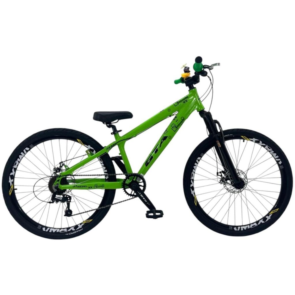 Bicicleta Aro 26 Gta Coroa Unica 7v Freio A Disco Com Patinho