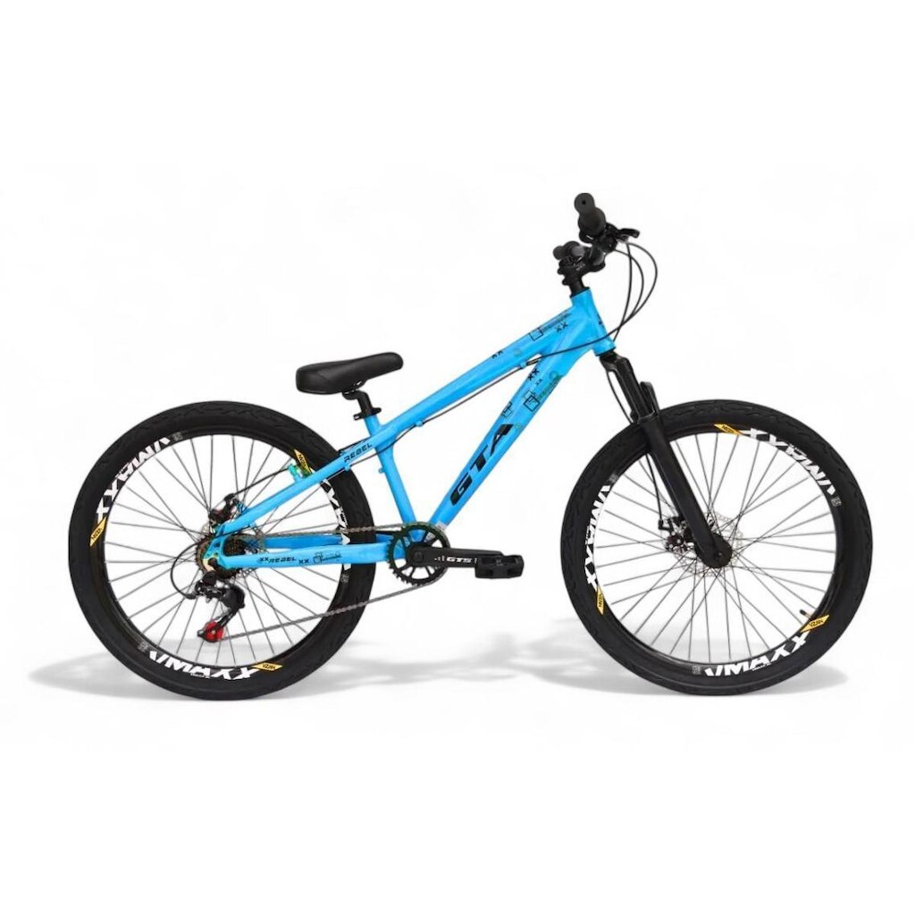 Bicicleta Aro 26 Gta Rebel Freeride 7v Single Freio A Disco Do Grau
