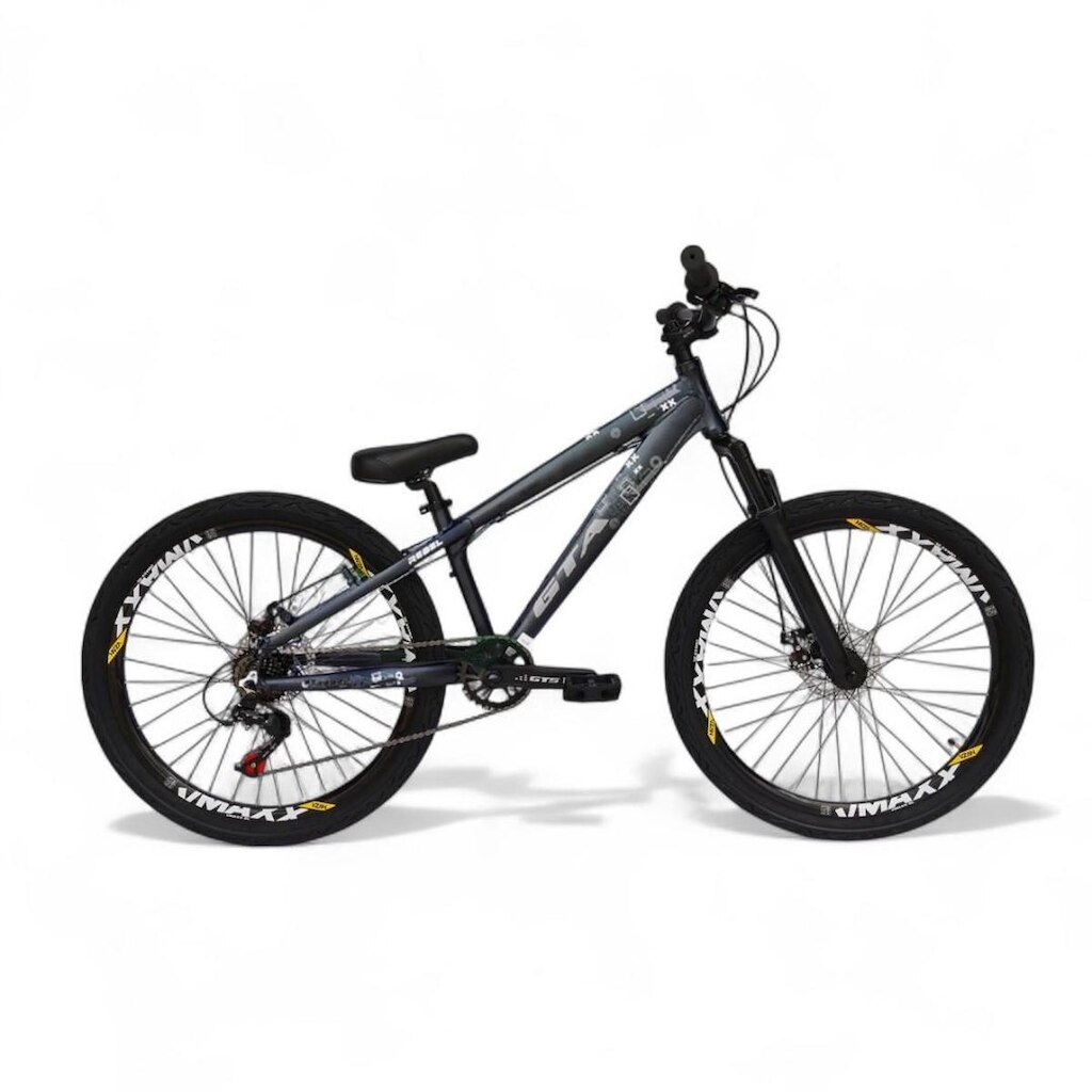 Bicicleta Aro 26 Gta Rebel Freeride 7v Single Freio A Disco Do Grau