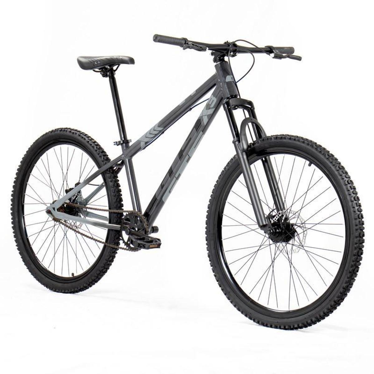 Bicicleta Aro 26 Gts X3 Freeride Freio A Disco Coroa Unica - Cinza