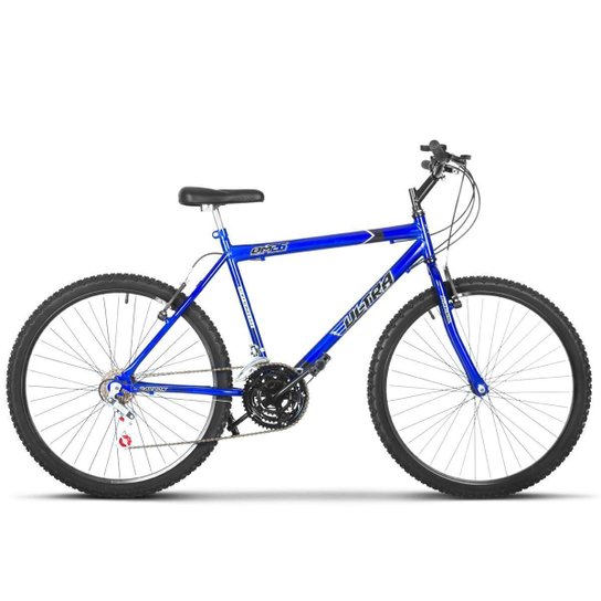 Bicicleta Aro 26 Masculina 18 Marchas Aço Carbono Ultra Bikes - Azul é ruim? Bicicleta Aro 26 Masculina 18 Marchas Aço Carbono Ultra Bikes - Azul é boa?