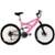 Bicicleta Aro 26 MTB 18V Full Suspention Duplo Freio a Disco Max 260 Pink - Rosa