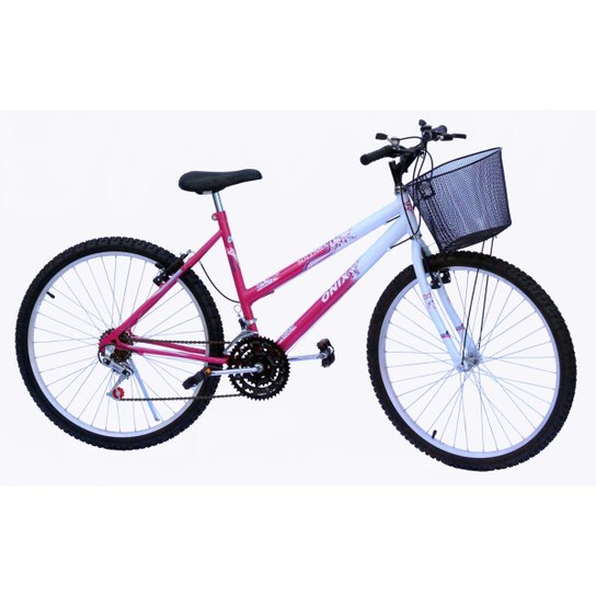Bicicleta Aro 26 Onix Mtb 18M Convencional - Pink Menor preço em Bicicleta Aro 26 Onix Mtb 18M Convencional - Pink