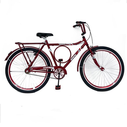 Bicicleta Aro 26 Retro Urbana Terra Forte Rolamento Freio V Brake Rodas Aluminio Aero - Vermelho é ruim? Bicicleta Aro 26 Retro Urbana Terra Forte Rolamento Freio V Brake Rodas Aluminio Aero - Vermelho é boa?