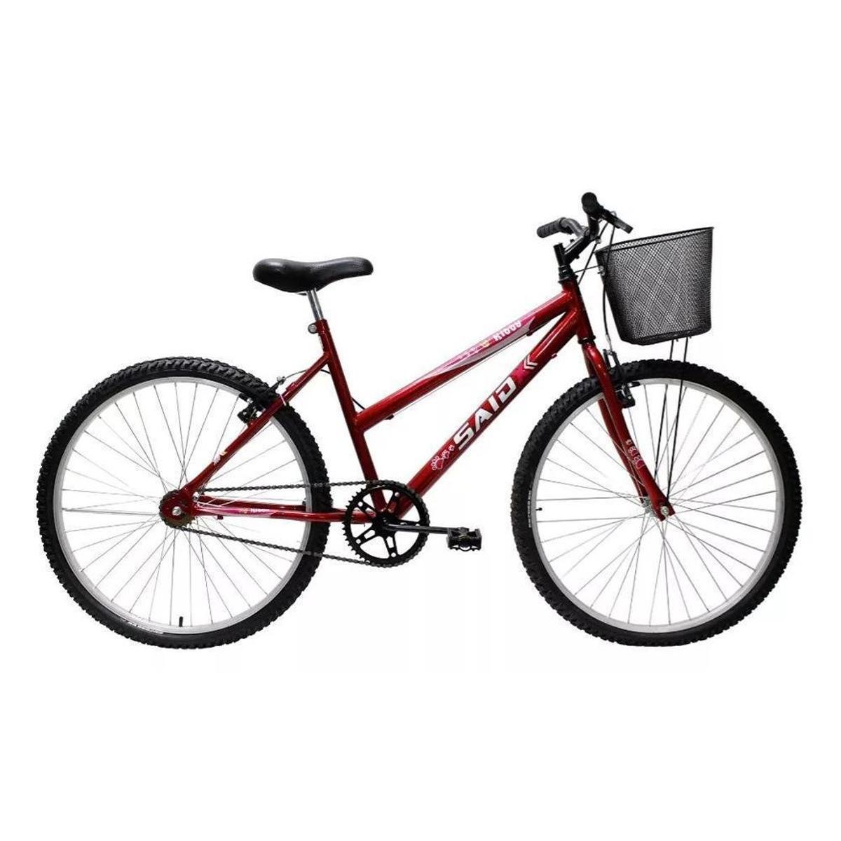 Bicicleta Aro 26 Saidx Sem Marcha Com Cesta Feminina Menor preço em Bicicleta Aro 26 Saidx Sem Marcha Com Cesta Feminina