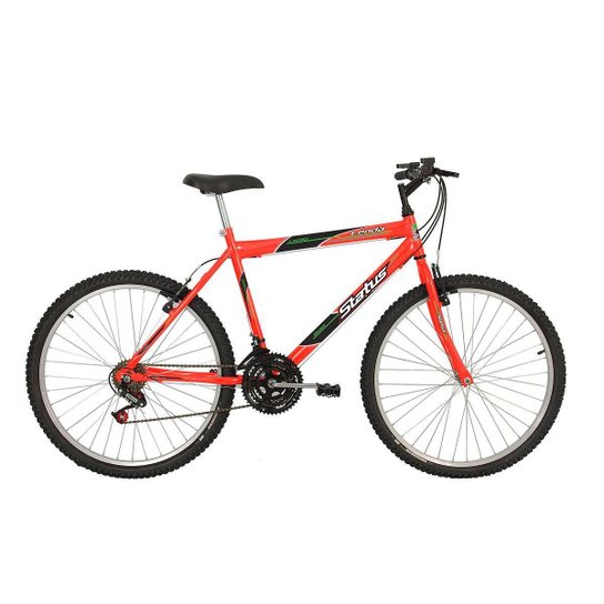 Bicicleta Aro 26 Status Lenda - Laranja Menor preço em Bicicleta Aro 26 Status Lenda - Laranja