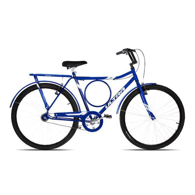 Bicicleta Aro 26 Ultra Bikes Stronger Retrô - Azul Menor preço em Bicicleta Aro 26 Ultra Bikes Stronger Retrô - Azul