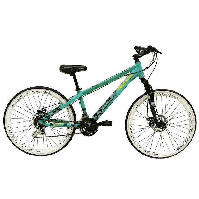 Bicicleta Aro 26 Vikingx Tuff 21v Alumínio Freeride DH Aro Vmaxx Branco ...