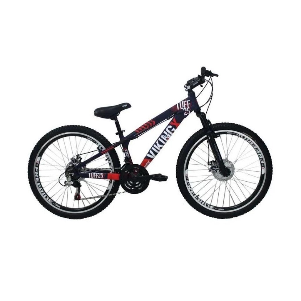 Bicicleta Aro 26 Vikingx Tuff 21v Alumínio Shimano Freio Hidráulico Disco Aros Vmaxx MTB