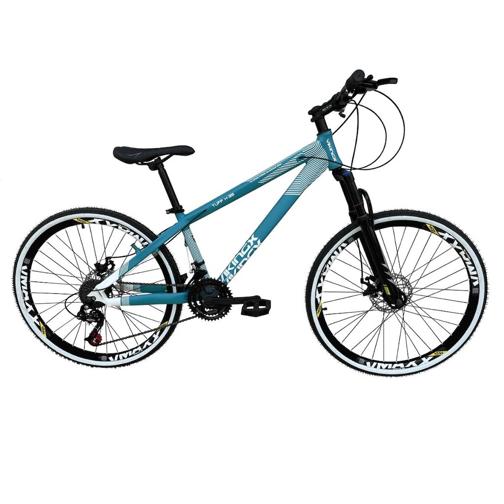 Bicicleta Aro 26 Vikingx Tuff X35 Alumínio 21v Freeride Downhill Aros Vmaxx Freio a Disco Hidráulico