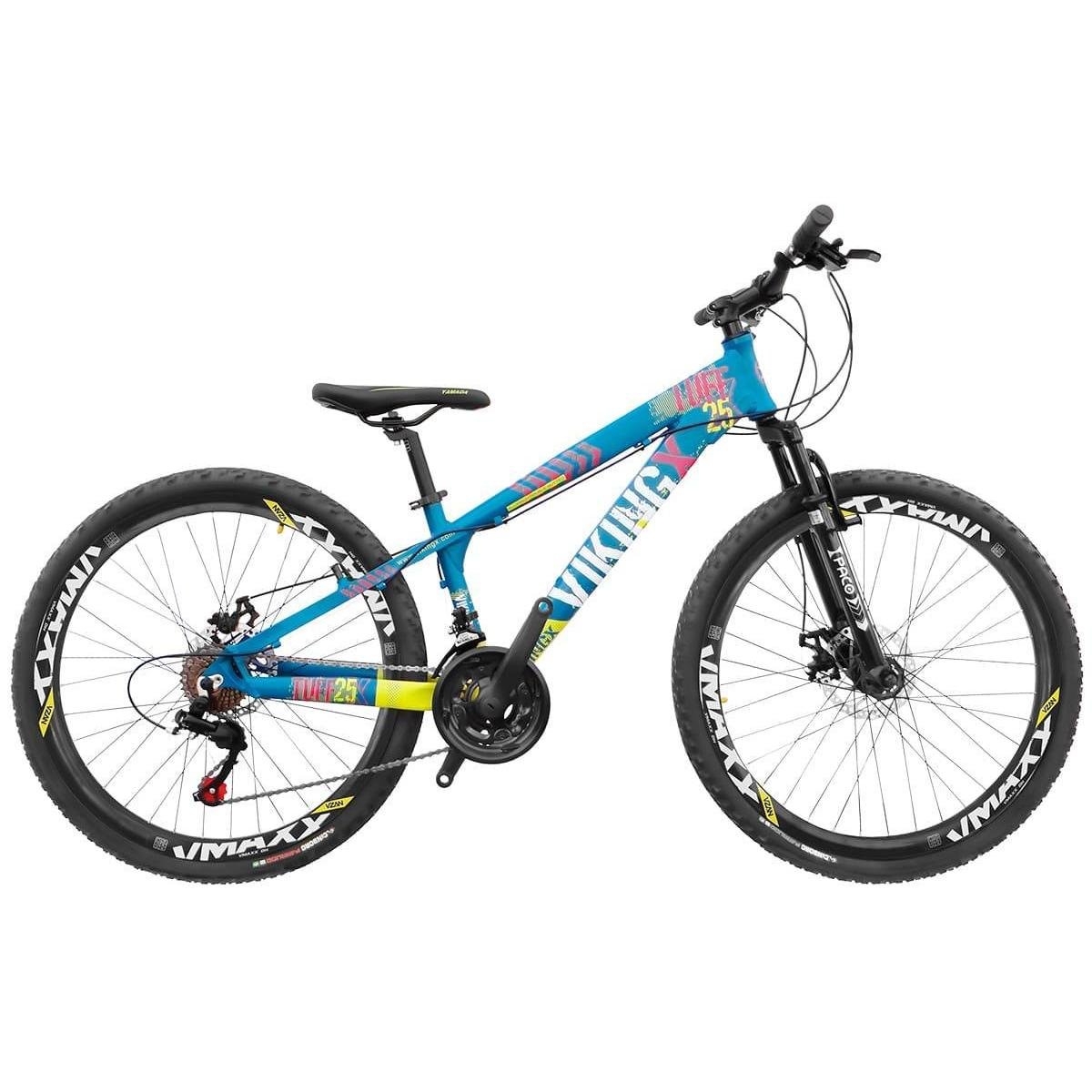 gift_foxx S⑤ T⑤ 750 Bicicleta Aro 26 VikingX Tuff25 21v Freios Mecânicos e Trava