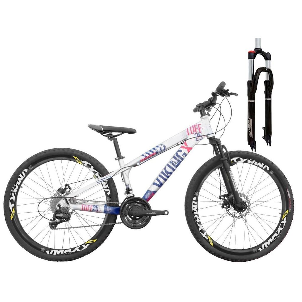 Bicicleta Aro 26 VikingX Tuff25 21v Freios Mecânicos e Trava