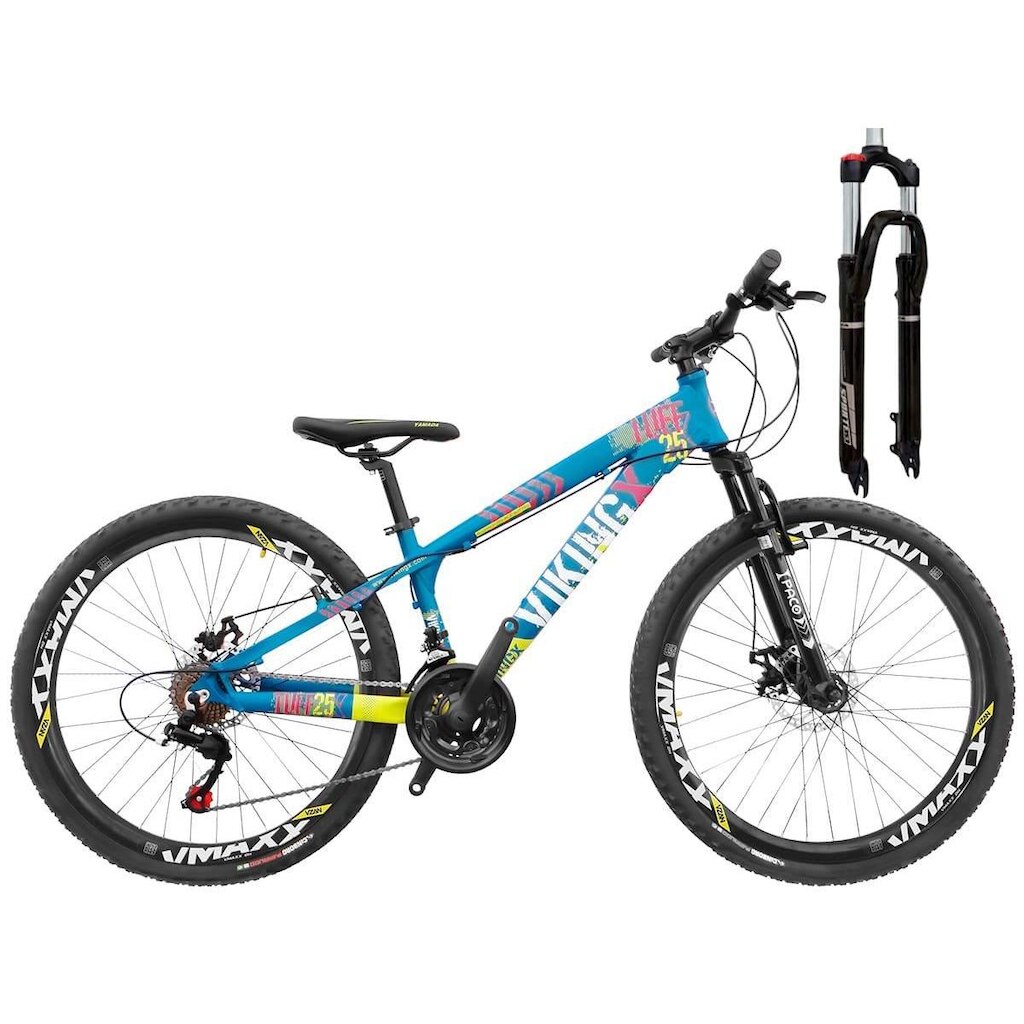 Bicicleta Aro 26 VikingX Tuff25 27v Freio Hidráulico e Trava