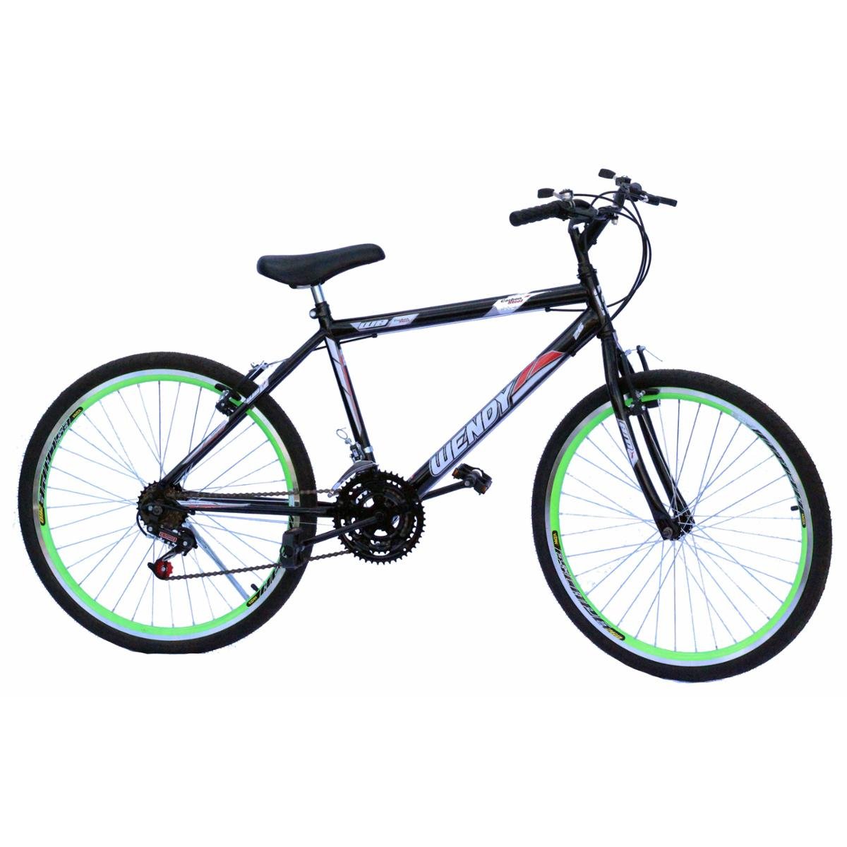Bicicleta Aro 26 Wendy Caero Neon Menor preço em Bicicleta Aro 26 Wendy Caero Neon