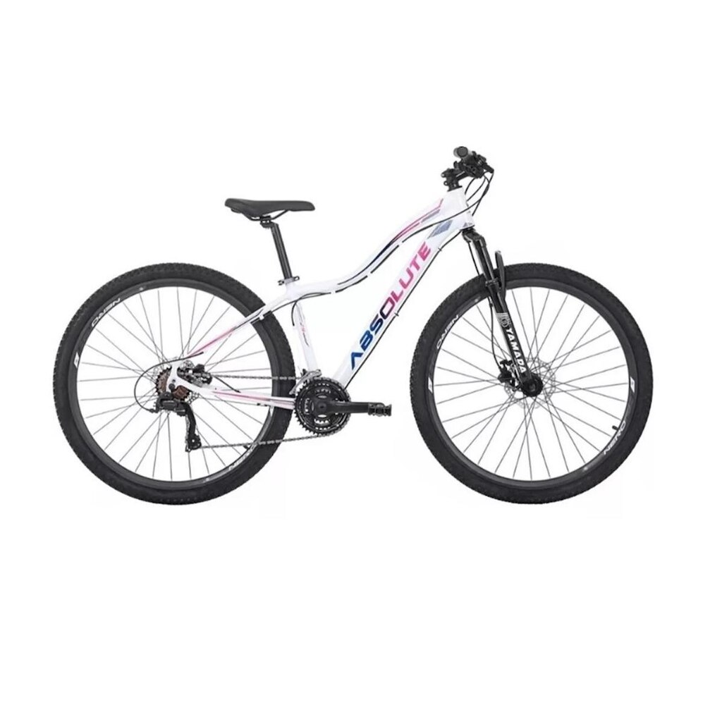 Bicicleta Aro 29 Absolute Hera Feminina Alumínio 27v K7 Freio a Disco Mecânico Suspensão Dianteira