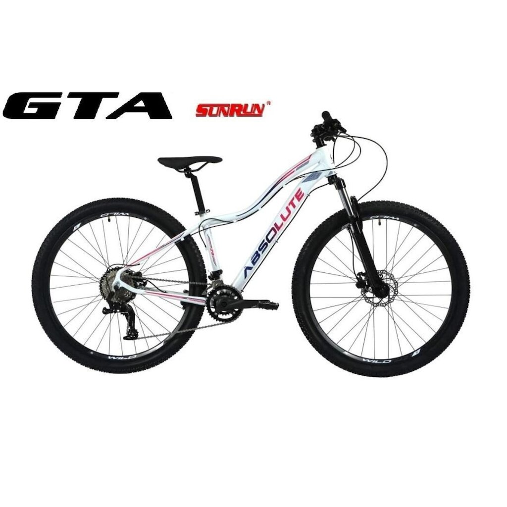 Bicicleta Aro 29 Absolute Hera Kit 2x9 Gta Sunrun Freio Disco K7 1136 Pedivela 2438d Garfo Trava