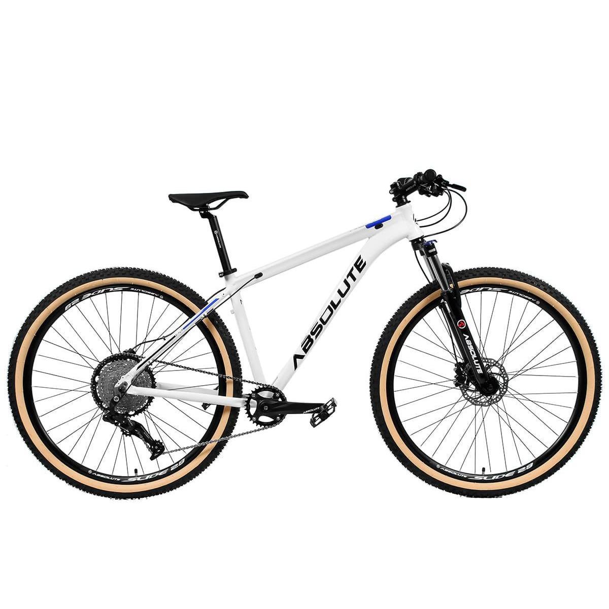 Bicicleta Absolute Nero 4 Aro 29 Susp. Dianteira 12 Marchas - Branco