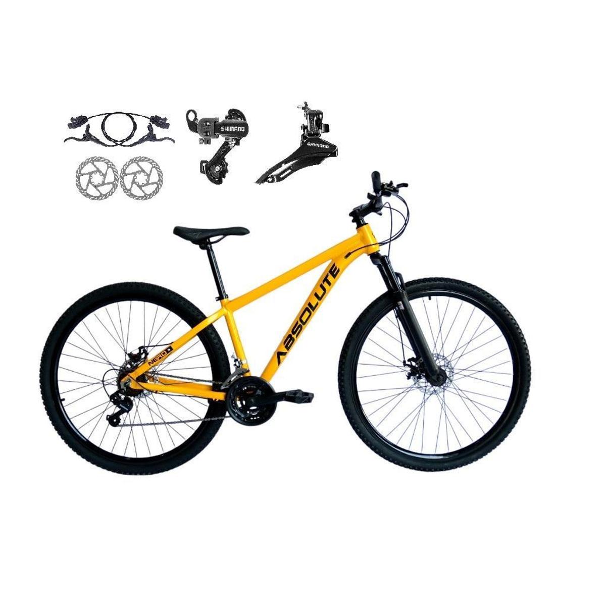Bicicleta Aro 29 Absolute Nero 5 21v Câmbios Shimano Tz Freio a