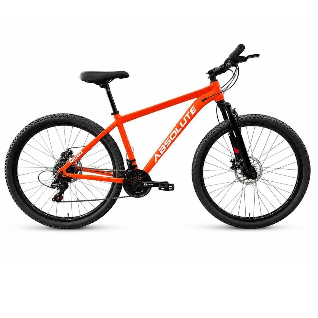 Bicicleta Aro 29 Absolute Nero 5 24V Laranja Mtb Indexada Freio Mecânico