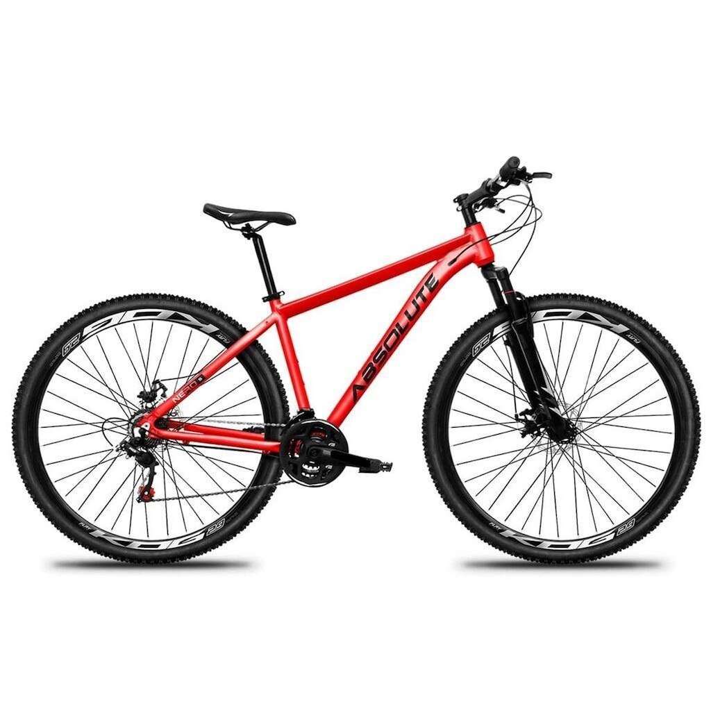 Bicicleta Aro 29 Absolute Nero 5 Alumínio 21v Freio a Disco Suspensão Dianteira Mtb 21 marchas