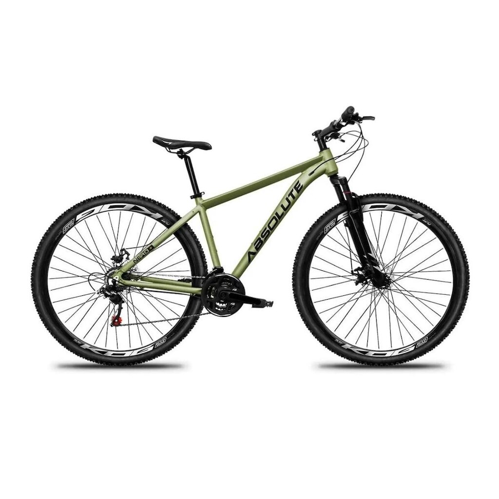 Bicicleta Aro 29 Absolute Nero 5 Alumínio 21v Freio a Disco Suspensão Dianteira Mtb 21 marchas