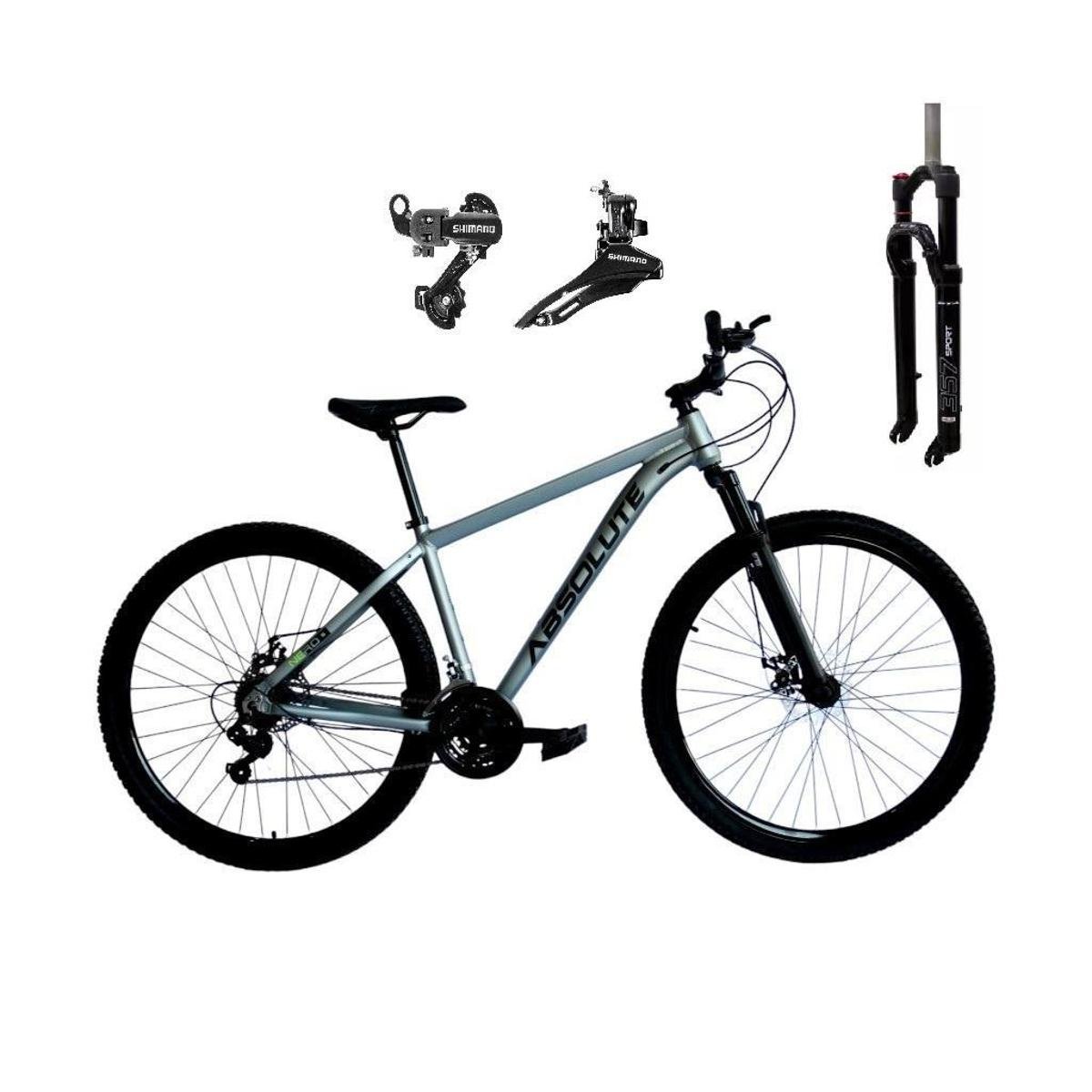 Bicicleta Aro 29 Absolute Nero 5 Alumínio 24v Câmbios Shimano Tz