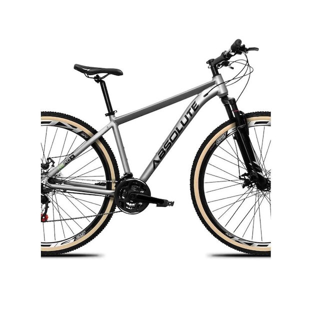 Bicicleta Aro 29 Absolute Nero 5 Alumínio 24v Freio a Disco Susp. Dianteira 60mm Pneus com Faixa