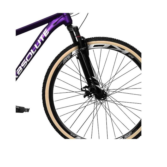 Bicicleta Aro 29 Absolute Nero 5 Alumínio 24v Freio a Disco Susp. Dianteira 60mm Pneus com Faixa