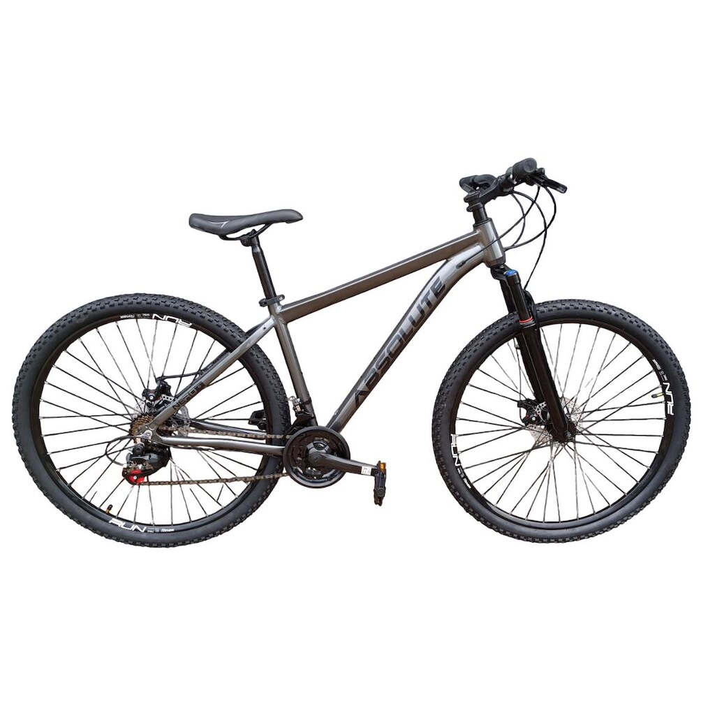 Bicicleta Aro 29 Absolute Nero 5 Alumínio MTB K7 Freio a Disco 27v Garfo Suspensão