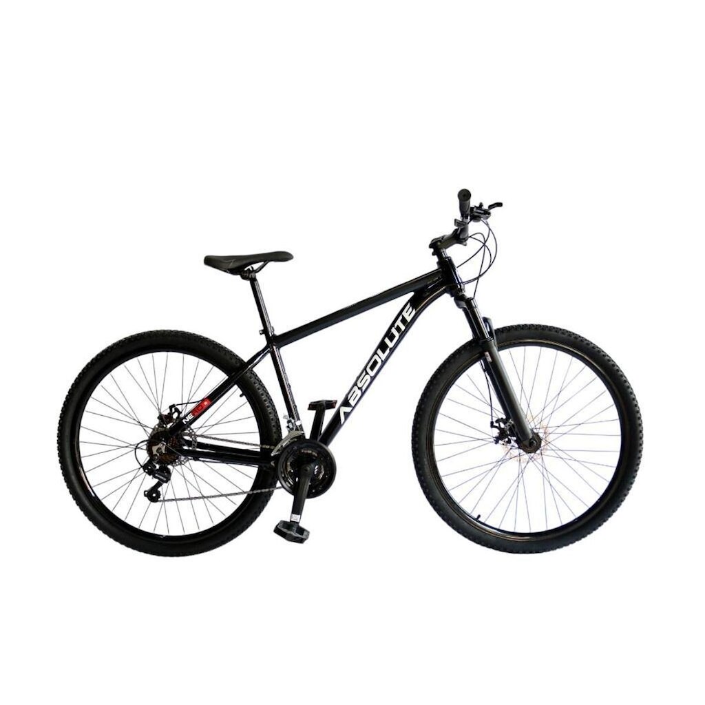 Bicicleta Aro 29 Absolute Nero 5 Cabos Internos 27v K7 Freio a Disco Mecânico Suspensão Dianteira