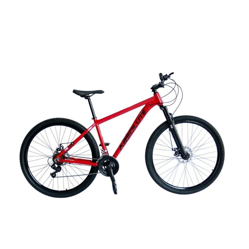 Bicicleta Aro 29 Absolute Nero 5 Cabos Internos 27v K7 Freio a Disco Mecânico Suspensão Dianteira