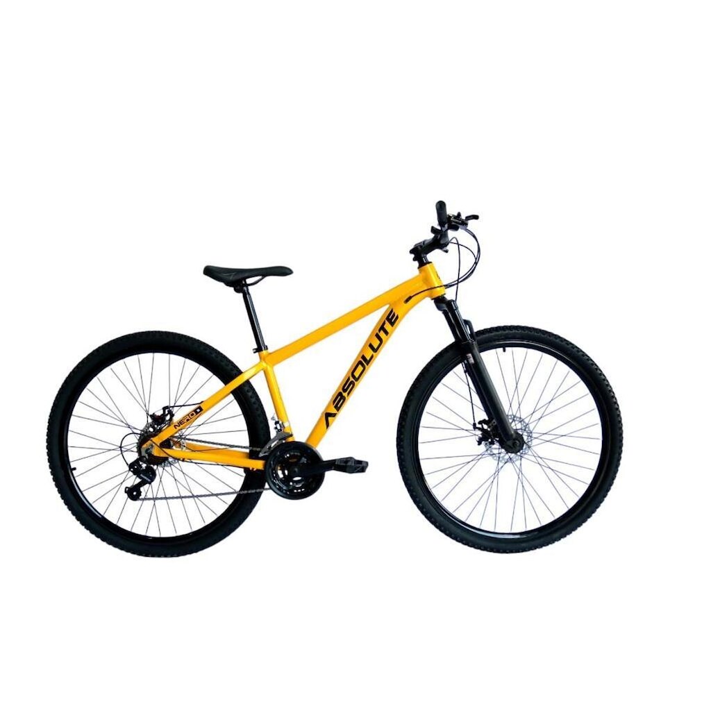 Bicicleta Aro 29 Absolute Nero 5 Cabos Internos 27v K7 Freio a Disco Mecânico Suspensão Dianteira