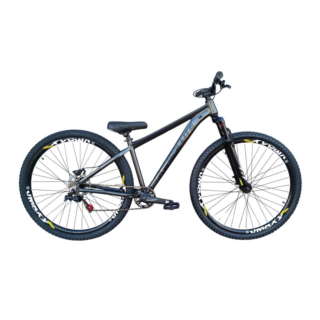 Bicicleta Aro 29 Absolute Nero 5 Freeride Freio Hidraulico Single Shimano Aro Vmaxx Garfo com Trava