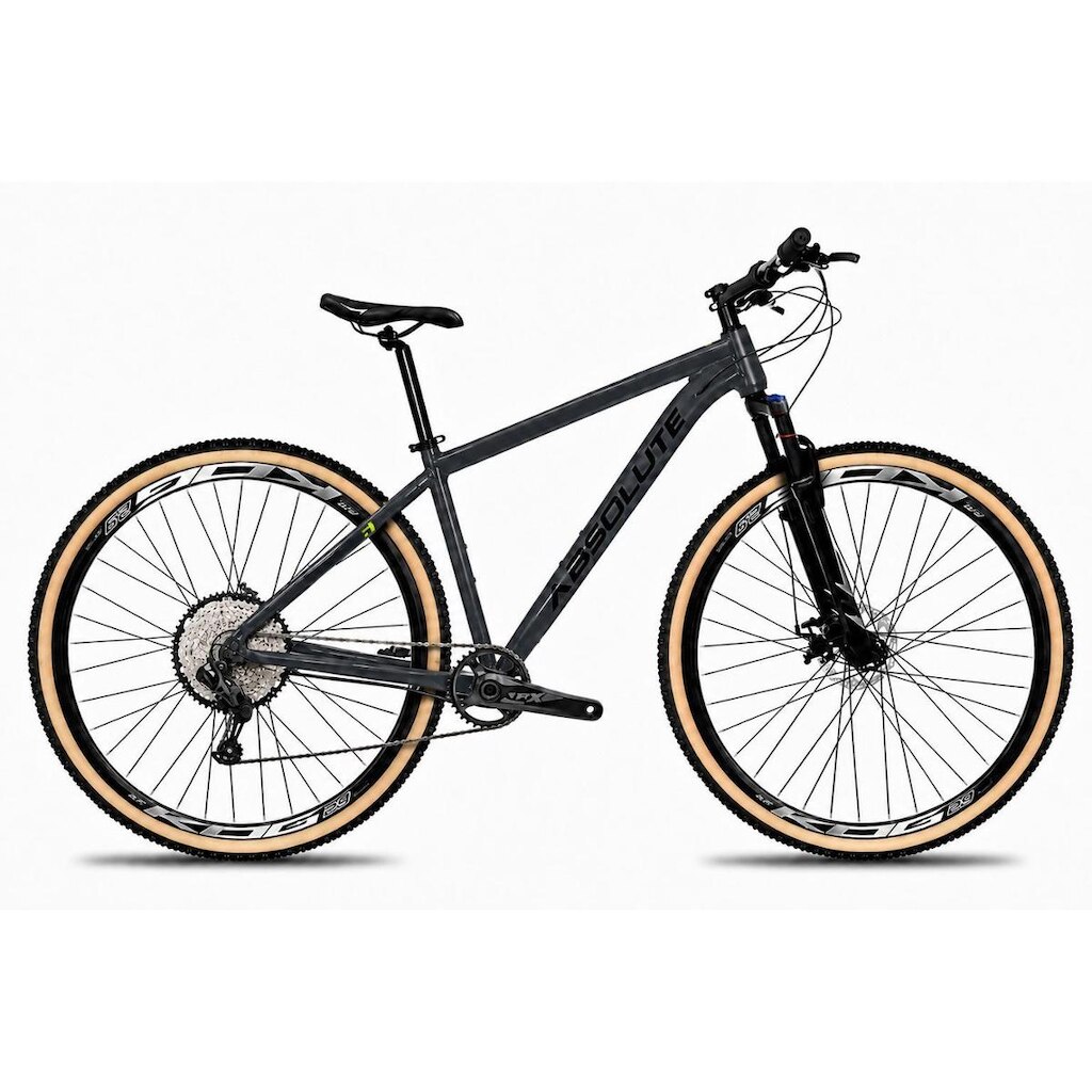 Bicicleta Aro 29 Absolute Nero 6 12v Garfo Trava no Guidão K7 Freios a Disco Hidráulico