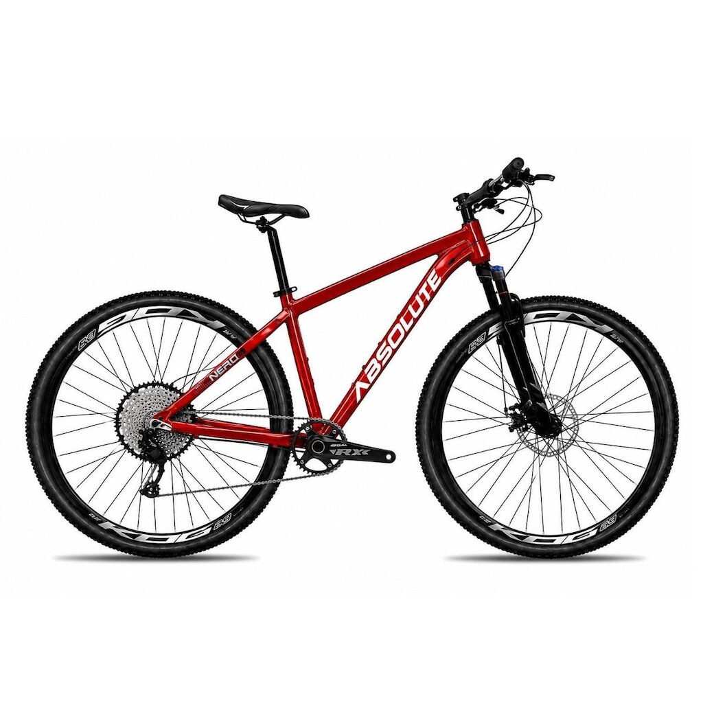 Bicicleta Aro 29 Absolute Nero 6 Alumínio 12v Garfo Trava no Guidão K7 Freios a Disco Hidráulico