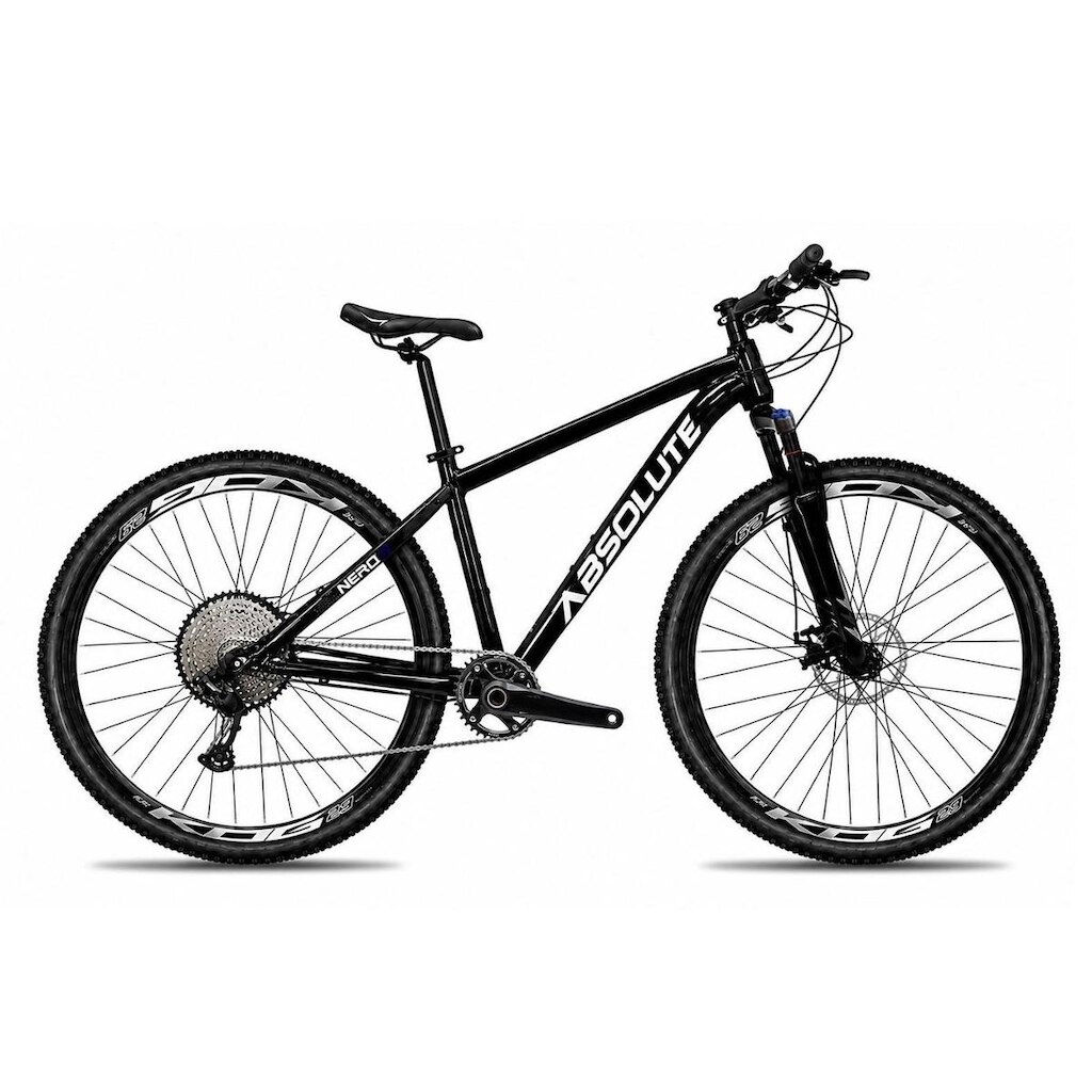 Bicicleta Aro 29 Absolute Nero 6 Alumínio 12v K7 Kit 1x12 Garfo com Trava 11/50 Freio Hidráulico