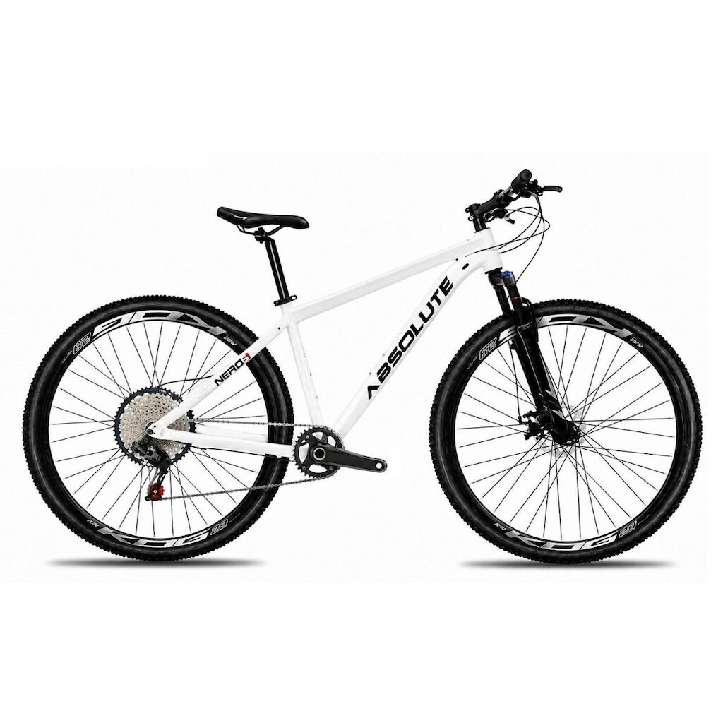 Bicicleta Aro 29 Absolute Nero 6 Alumínio 12v K7 Kit 1x12 Garfo com Trava 11/50 Freio Hidráulico