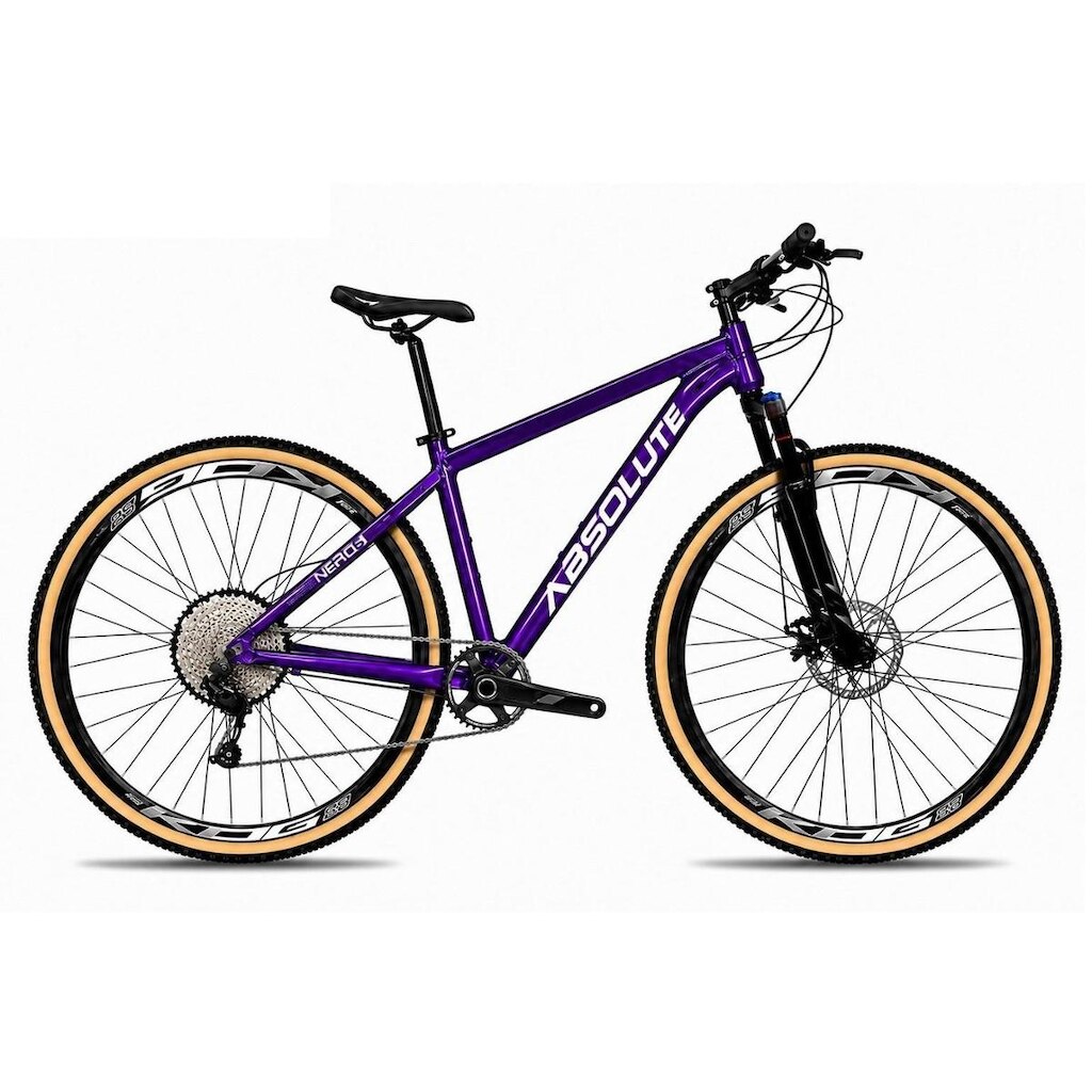 Bicicleta Aro 29 Absolute Nero 6 Alumínio 12v K7 Kit 1x12 Garfo com Trava 11/50 Freio Hidráulico