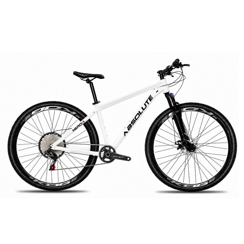 Bicicleta Aro 29 Absolute Nero 6 Alumínio Garfo Trava no Guidão 12v Freios a Disco Hidráulico K13