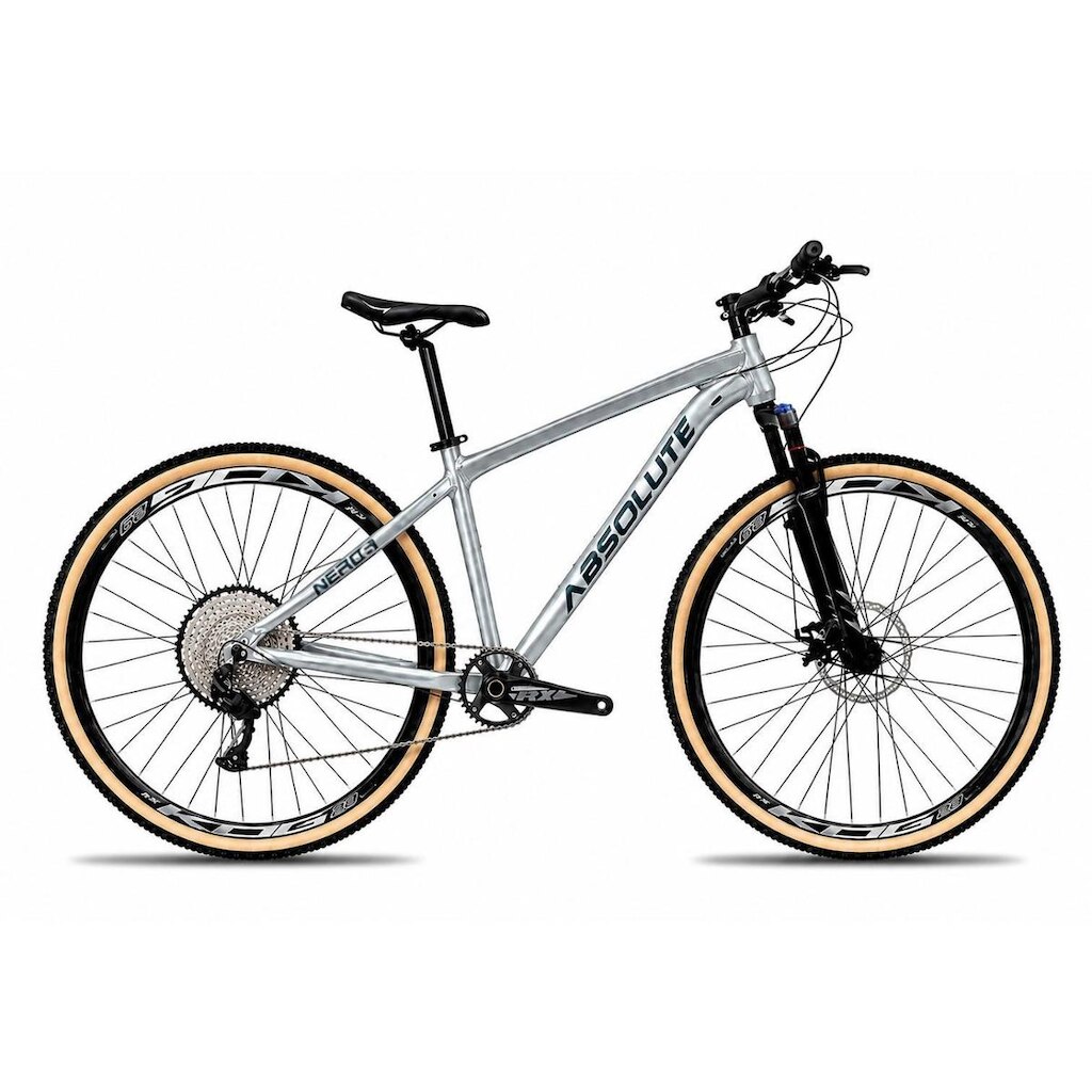 Bicicleta Aro 29 Absolute Nero 6 Alumínio Garfo Trava no Guidão 12v Freios a Disco Hidráulico K53