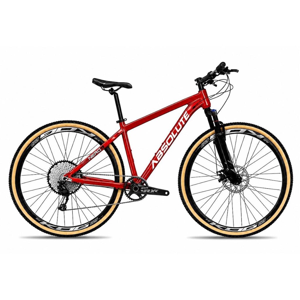 Bicicleta Aro 29 Absolute Nero 6 Alumínio Garfo Trava no Guidão 12v Freios a Disco Hidráulico K65