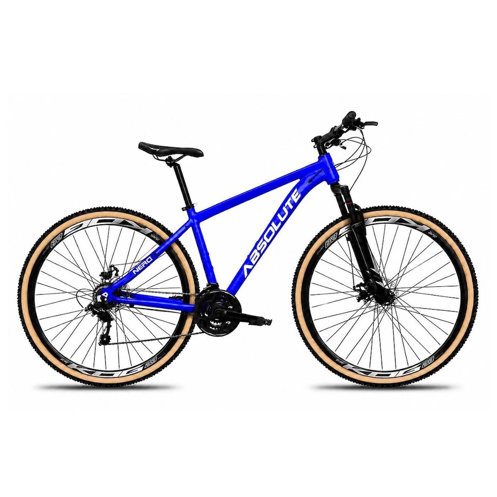 Bicicleta Aro 29 Absolute Nero 6 Alumínio K7 Freio a Disco MTB 27v Garfo Suspensão